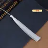 Colgante de Borla de 13 cm Estilo Antiguo Chino Broche Hanfu Adorno Colgante para Bolsita de Té Bolsita de Borla Colgante de Borla