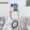 Para capa de celular OPPO Find N2 Flip nova capa dobrável n2flip com anel de silicone portátil