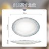 Conjunto Combinado de Pratos e Tigelas de Arroz/Macarrão Petal French de Luxo Leve com Renda Azul Degradê Espessado Conjunto Novo Estilo 2025