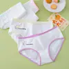 Ropa interior de algodón para niñas en período de desarrollo, adecuada para estudiantes de secundaria, secundaria y primaria, calzones infantiles, panties de dibujos animados sin ajuste