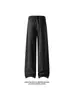 Calça Masculina Versátil Estilo Retro Americano para Outono, Calça de Terno de Lã Reta Solta Céu Estrelado, Calça Longa Casual de Alta Qualidade na Moda