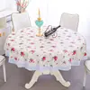 Nova Toalha de Mesa Redonda Grande Impermeável e à Prova de Óleo Sem Lavagem Toalha de Mesa Redonda para Casa e Restaurante Toalha de Mesa Redonda Especial Toalha de Mesa