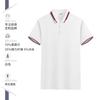 Camisa Polo de Trabalho Masculina de Manga Curta Personalizada com Logo Impresso, Camiseta Masculina com Gola, Respirável, Listrada