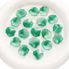 Accesorios de Encaje Tridimensional Hoja de Loto Hechos a Mano DIY Pulsera Collar Accesorios de Joyería Degradados Cuentas de Cristal de Loto de Doble Agujero