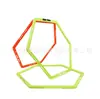 Anéis Hexagonais de Agilidade para Futebol no Atacado 50cm Anéis Poligonais para Treinamento Físico Infantil Anéis Sensoriais para Treinamento no Jardim de Infância