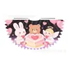 Oso Rosa Hecho a Medida de Fábrica Regalo Día de San Valentín Serie Pastel de Cumpleaños Chal Juguetón para Fiesta