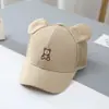 Gorro de Bebé Primavera y Otoño Orejas de Oso Moda Gorra de Béisbol para Niños Gorra para Niñas Gorra con Visera Solar Infantil Moderna