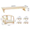 Mesa baixa Tatami Mesa de chá japonesa e cadeira sentar chá novo Mesa de chá Zen Chinesa Mesa de estudos banqueta mesa mesa de janela de sacada