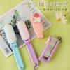 Lindo peine plegable macaron simple portátil peine para el cabello estudiante hogar plástico peine de dientes suaves peine de cojín de aire venta al por mayor