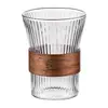 Nuevo Juego de Tazas de Té para Invitados en Sala de Estar Estilo Chino, Taza con Forma de Cintura, Vaso para Jugos, Taza de Café, Vaso de Vidrio Resistente a Altas Temperaturas