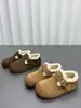 Zapatos Birkenstock de Piel Genuina Forrados de Lana para Mujer 2026 Invierno Nuevos Puntera Redonda Suela Gruesa Aumentadores de Altura Cálidos de Piel de Vaca Zapatos de Algodón Modernos