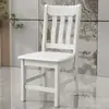 Cadeira de Jantar em Madeira Maciça Casa Simples Moderna Estilo Chinês Mesa e Cadeira Encosto Cadeira Banqueta Restaurante Sala de Jantar Mesa e Cadeira Cadeira de Madeira
