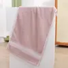 Toalha Facial de Cor Lisa Simples Amiga da Pele Forte Absorção de Água Toalha Facial de Banho Doméstica Unissex Toda em Algodão Toalha para Limpar o Rosto Personalizada