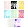 51 Parches Hidrocoloides Redondos de Colores Personalizados para Acné, Parches Ocultadores, Se Pueden Aplicar con Maquillaje, Lindos Parches para Acné, Parches Ocultadores
