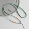 Pingente de Jade Dourado Âmbar Jade Colar Pi Xiu para Homens Pingente Cordão Pingente Cordão Cordão de Colar Tecido à Mão