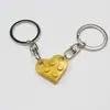 Lindo y Fresco Llavero de Amor con Puzzle de Lego Se Puede Ensamblar y Dividir Bloques de Construcción Accesorios de Llavero para Pareja Venta al Por Mayor