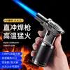 Nuevo Modelo de Antorcha Portátil de Llama Ultra Larga para Horneado de Calor Intenso, Barbacoa, Encendido de Incienso, Encendedor de Cigarros de Llama Directa a Alta Temperatura, Antorcha