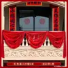 Bola de Flores Vermelhas Grande Suprimentos para Casamento Conjunto Completo Decoração de Quarto de Casamento Decoração de Pátio Rural de Casamento Villa Decoração de Escada Flores Penduradas Novo
