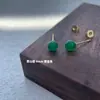 Aretes de cuentas redondas aretes para mujer sentido simple