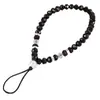 Lanyard Creativo Nuevo para Teléfono Pulsera Corta de Cristal Adorno Colgante Cuerda Transparente para Mano Simple Exquisito Encanto para Bolsa