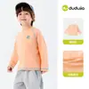 Celebre o Dia Nacional 10% de desconto Dudu Family Moda Infantil Camiseta de Manga Longa para Crianças Outono Blusa para Meninas Roupas de Outono Algodão Puro