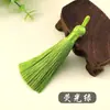 Anti-Rugas Suave Nó Chinês Franja de Borla Acessórios para Joias DIY Pingente para Bolsa de Carro Artesanato Estilo Nacional Pingente de Franja