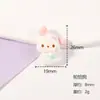 Parches de resina de animales de dibujos animados pegamento de crema DIY funda de teléfono pasador zapato de madera para clogs accesorios de decoración hechos a mano
