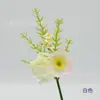 Flores de Amapola Artificiales para Aromaterapia, Flores Atadas a Mano para Decoración del Hogar, Mesa de Comedor, Exhibición en Mesa de Café, Arreglos Florales para Botellas de Aromaterapia, Flores Falsas, Flores de Seda para Bodas