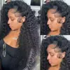 Peruca Amazon Cabelo Longo Cacheado Europeu e Americano Perucas de Cabelo Femininas Renda Frontal Peruca de Renda de Fibra Química Cobertura de Cabeça