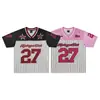 Camiseta deportiva estilo jersey retro americano, camiseta de malla hueca de verano para liga de fútbol, top de moda para motocicleta de manga corta
