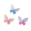 Japonês Internet Celebrity Nova Nail Art Joias 3D Tridimensional Magia Aurora Magic Color Gradiente Resina Borboleta Decoração de Unhas