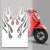 Pegatinas de Motocicleta Filipinas Transfronterizas, Calcomanías Decorativas Grabadas Huecas para Guardabarros Delanteros, Pegatinas Decorativas de Llama para Vehículos Eléctricos