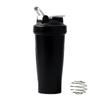 Vaso Shaker Colorido, Verano Color Sólido, Botella de Agua Simple para Deportes al Aire Libre y Fitness, Portátil para Batido de Proteína y Leche Sellado