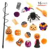 Se pueden ensamblar surtidos de juegos de accesorios de juguetes para gatos de Halloween y Navidad para proporcionar a los gatos entretenimiento autónomo y aliviar el aburrimiento, juguetes para mascotas al por mayor