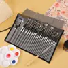 Set de Pinceles de Nylon Biyoumi para Pintura al Óleo y Pintura Acrílica, Pinceles Especiales para Estudiantes de Arte, Pinceles de Acuarela para Principiantes