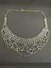 Collar de borlas con incrustaciones de diamantes de moda transfronterizo europeo y americano más vendido, cadena para la clavícula versátil elegante multicapa única, accesorio de nicho para mujer