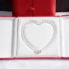 Collar de perlas pastel con cierre magnético para mujer, cadena para clavícula de alto temperamento, no se decolora, todo a juego, joyería