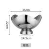 Cubeta para Champagne de Acero Inoxidable Engrosado Cubeta de Hielo para Bar Hielo Granulado Hielo Vino Espumoso Cubeta de Hielo Cubeta de Hielo Cubeta Bingzhi
