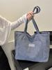 Bolso Tote de Gran Capacidad para Mujer 2024 Nueva Moda Bolso de Hombro de Pana Ins Mori Bolso de Axila Bolso de Mano