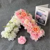 Arreglos Florales Artificiales de Rosa Cebolla para Bodas, Decoraciones con Flores de Seda, Paredes Florales de Hotel, Arreglos Florales para Pasillo, Arte Floral para Bodas