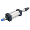 Cilindro Neumático Laiser Carrera Scj32/40/50/63/80/100*25/75-S Vástago de Pistón para Brazo Robótico