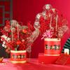 Ping An Feliz Véspera de Ano Novo Balde de Flores Buquê de flores fruta da fortuna Festival da Primavera sala de estar decoração festiva ornamentos diy produtos acabados