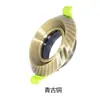 Anillo exterior especial para bombilla GU10 con patrón diagonal metálico, carcasa de soporte para foco GU5.3, accesorios de hardware para carcasa MR16