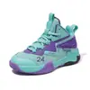 Zapatillas de baloncesto para niños, zapatillas deportivas de malla transpirable para niños mayores, zapatillas de correr antideslizantes y resistentes al desgaste para niños