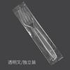 Cuchillo desechable de 6 pulgadas cuchillo de postre DK1 cuchillo transparente cuchillo con mango esmerilado tenedor Cuchillo para pastel para recoger en la mesa sabor Antiguo y Temprano