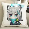 Almohada Envolvente de Archivo Azul Pájaro Azul de Archivo Tour Xingye Jardín Sagrado Arena No Gastada Lobo Blanco Almohada Secundaria Baizi