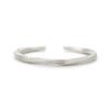 Pulseira Anel de Möbius Vintage Feita à Mão para Homens e Mulheres Par de Pulseiras de Casal Par de Joias de Prata Tailandesa Pulseira Aberta de Liga Metálica Tendência