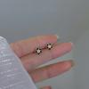 [Coleção 3] Brincos de agulha de prata 925 brincos de temperamento de pérola opala brincos de atacado quentes ao vivo brincos brincos