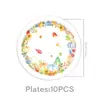 Festival de la Cosecha de Otoño de Amazon con Temática de Hoja de Arce y Calabaza Platos de Papel Desechables, Vasos de Papel, Servilletas de Papel, Banderines, Manteles de Mesa, Pe