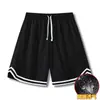 Pantalones Cortos Deportivos de Malla Hielo Cruzados del Sudeste Asiático Sueltos Finos Transpirables Modernos de Cinco Puntos Pantalones de Playa para Hombre Comercio Exterior